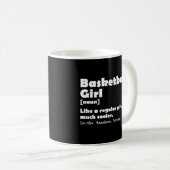 Mug Définition de dictionnaire drôle de fille de baske (Devant droit)