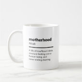 Mug Définition de dictionnaire drôle de la maternité (Gauche)