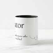 Mug Définition de dictionnaire pour AVIATOR (Centre)