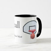 Mug Définition De Dictionnaire Pour BASKETBALL (Devant droit)