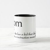 Mug Définition de dictionnaire pour MOM (Centre)