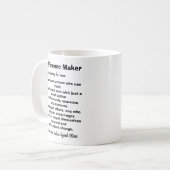 Mug Définition de facteur de différence Inspirationnel (Devant gauche)