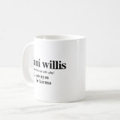 Mug Définition de Fani Willis (Devant gauche)