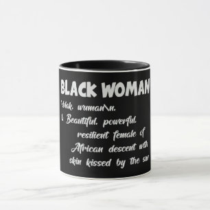 Mug Définition de femme noire
