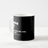 Mug Définition de fille de surf drôle Filles de surfeu (Devant gauche)