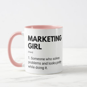 Mug Définition de filles mignonnes drôles pour le mark