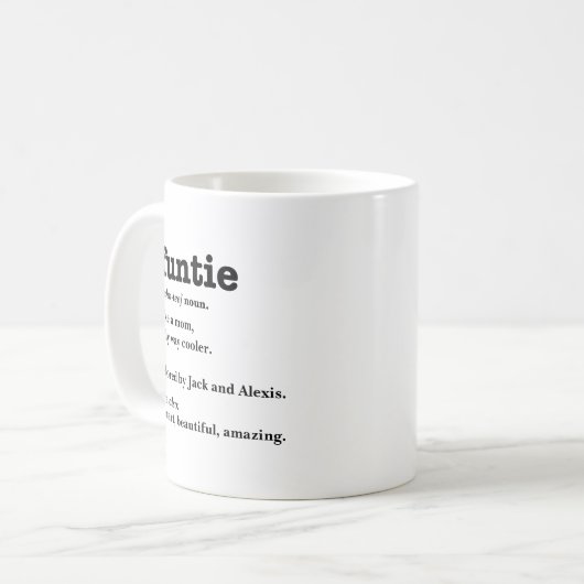 Mug Définition de fonction - Personnalisable (Devant gauche)