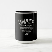 Mug Définition de Funny Lawyer (Centre)