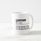 Mug Définition de Gamer (Devant droit)