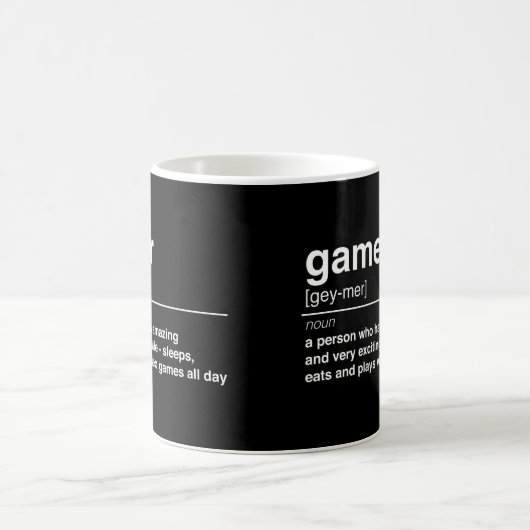 Mug Définition de Gamer (Centre)