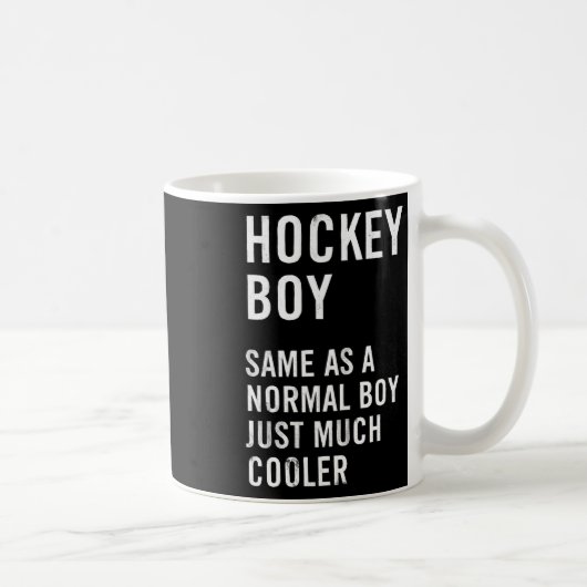 Mug Définition de garçon de hockey drôle  (Droite)