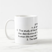 Mug Définition de géographie (Gauche)