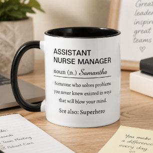 Mug Définition de gestionnaire adjoint infirmier perso
