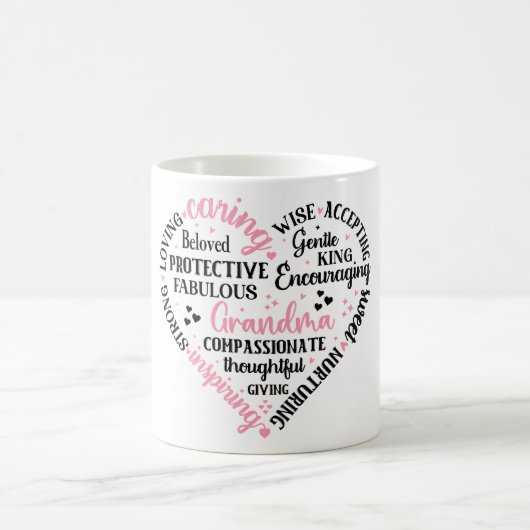 Mug Définition de grand-mère/coeur mignonne (Centre)