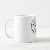 Mug Définition de grand-mère/coeur mignonne (Gauche)