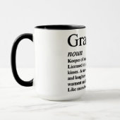 Mug Définition de grand-mère drôle (Gauche)