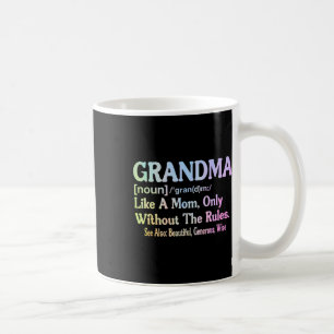 Mug Définition De Grand-Mère Drôle Dire Pour Grand-Mèr