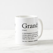 Mug Définition de Grand-père Mignon Adorable (Devant droit)