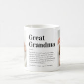 Mug Définition de Grande-Mère 2 Photo (Centre)