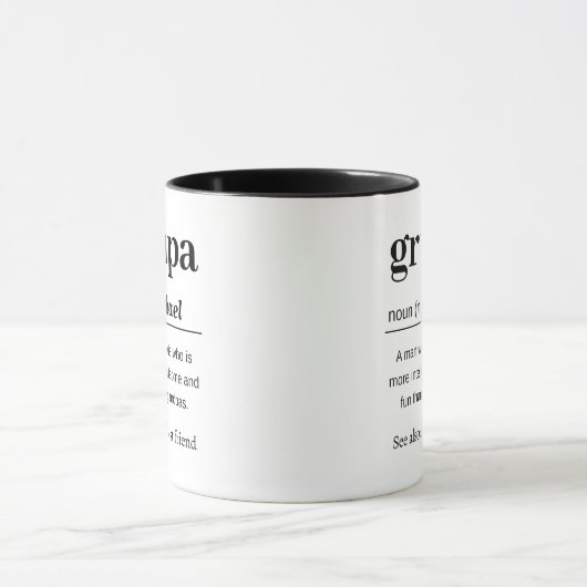 Mug Définition de Grumpa (Centre)
