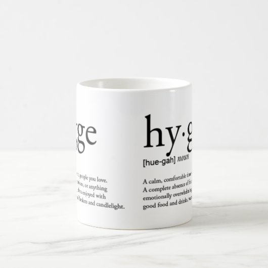 Mug Définition de Hygge (Centre)