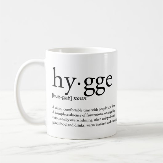 Mug Définition de Hygge (Gauche)