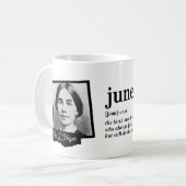 Mug Définition de juin (Devant gauche)
