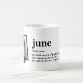 Mug Définition de juin (Centre)