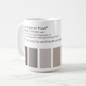 Mug Définition de juxtaposition (Devant gauche)