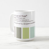 Mug Définition de juxtaposition (Devant gauche)