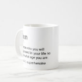 Mug Définition de la maman personnalisée (Devant gauche)