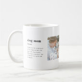 Mug Définition de la meilleure maman de chien | Trois  (Gauche)