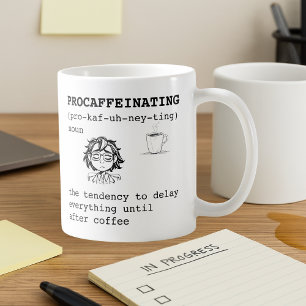 Mug Définition de la procaffeinée