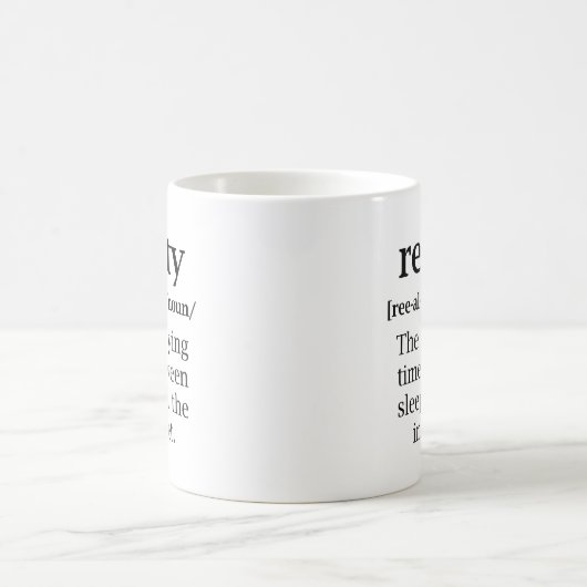 Mug Définition de la réalité (Centre)
