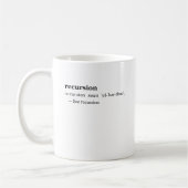 Mug Définition de la récursivité (Gauche)