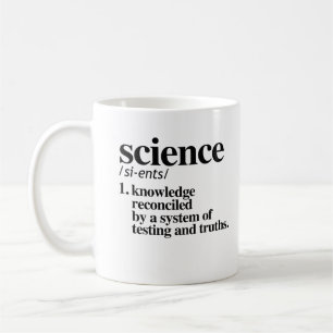 Mug Définition de la Science - la connaissance