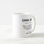Mug Définition de la taille de la moelle Cool (Devant droit)