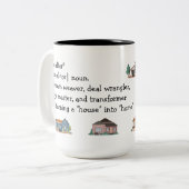 Mug 'définition' de l'agent immobilier (Devant gauche)