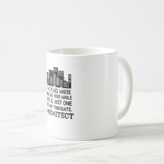 Mug Définition de l'architecte (Devant droit)