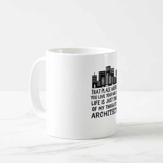 Mug Définition de l'architecte (Devant gauche)