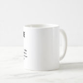 Mug Définition de l'assistant administratif cool (Devant droit)