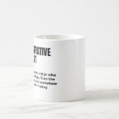 Mug Définition de l'assistant administratif cool (Centre)