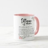 Mug Définition de l'auteur d'une différence Appréciati (Devant droit)