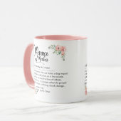 Mug Définition de l'auteur d'une différence Appréciati (Devant gauche)