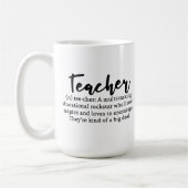 Mug Définition de l'enseignant (Gauche)