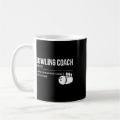 Mug Définition de l'entraîneur de Bowling (Gauche)
