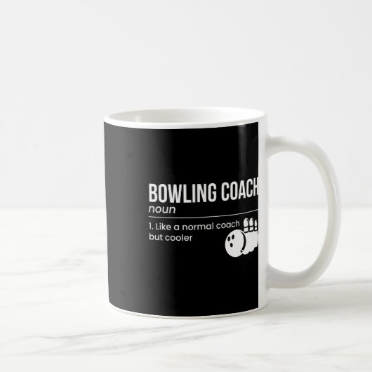 Mug Définition de l'entraîneur de Bowling (Droite)