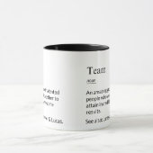 Mug Définition de l'équipe Coworkers Extraordinaires (Centre)