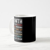 Mug Définition de l'état d'esprit de croissance Auto-c (Devant gauche)