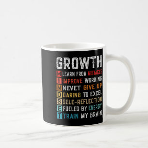 Mug Définition de l'état d'esprit de croissance Auto-c